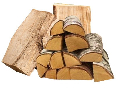 ash and beech logs